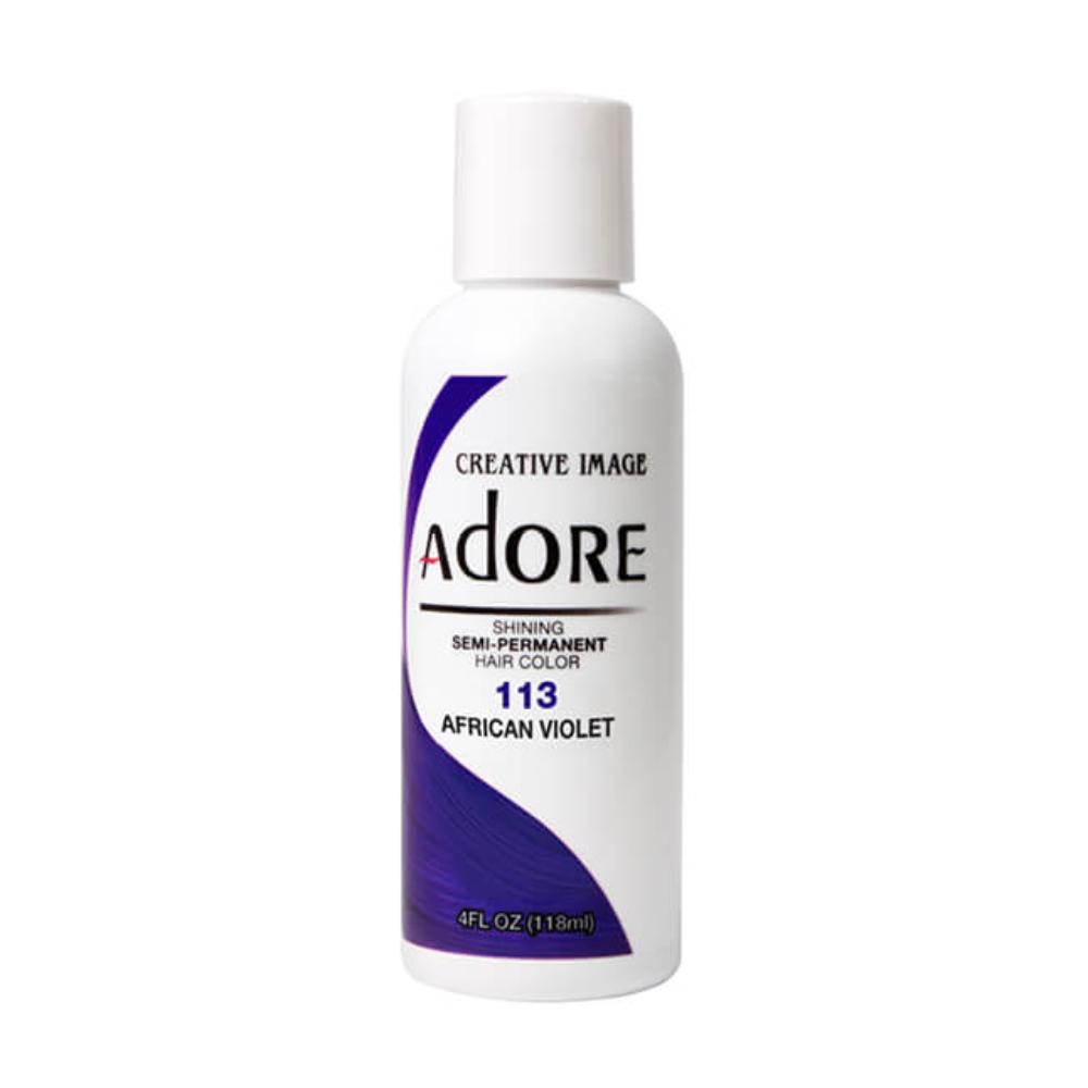 Adore Semi Permanent Hair Colour No. 113 African Violet 118ml
