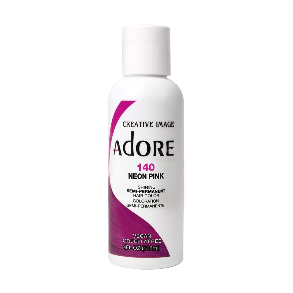 Adore Semi Permanent Hair Colour No. 140 Neon Pink 118ml