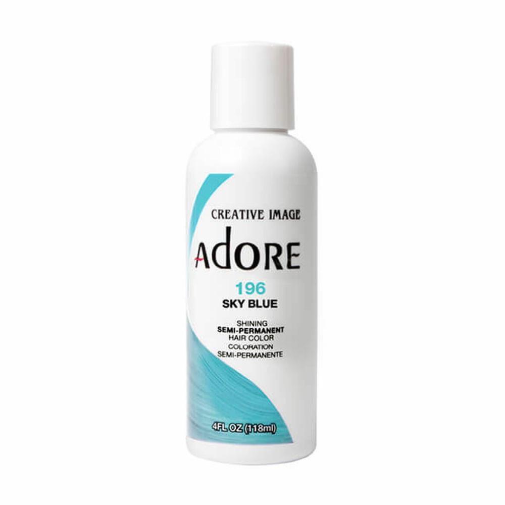 Adore Semi Permanent Hair Colour No. 196 Sky Blue 118ml