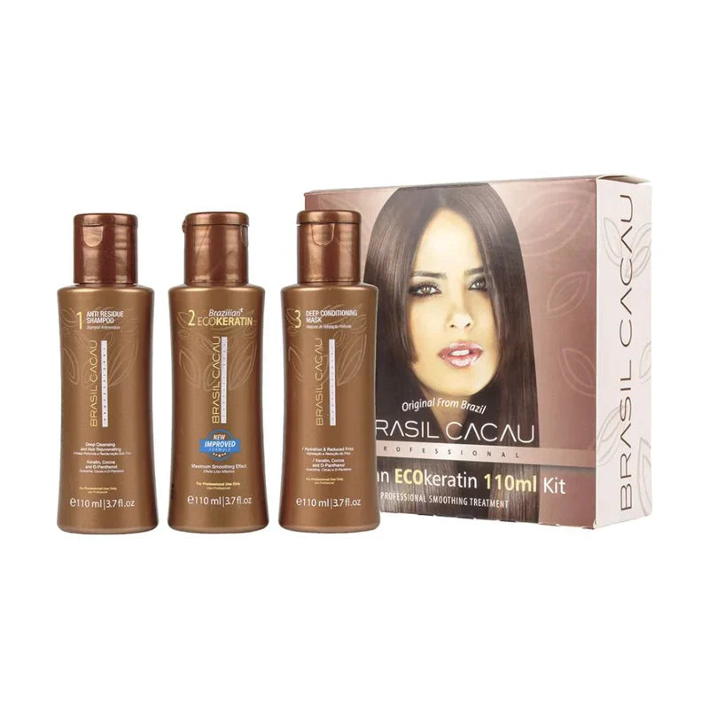 Brasil Cacau Eco Keratin Smoothing Treatment Kit 110ml