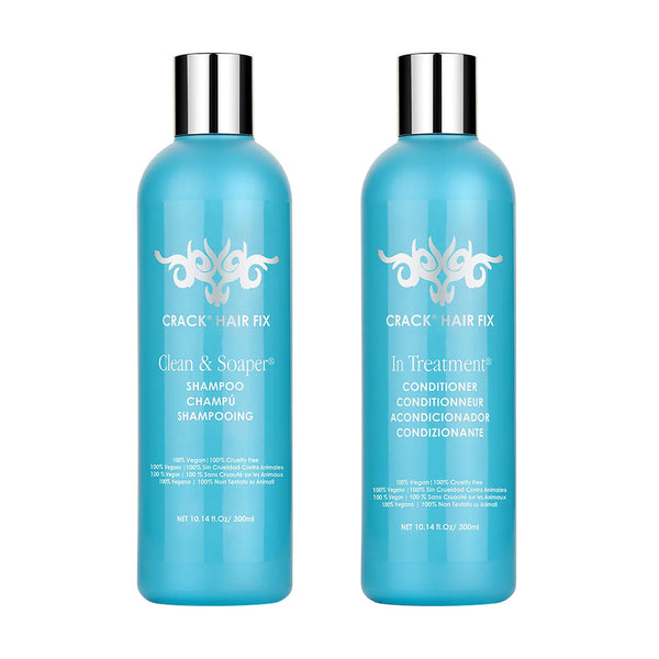 Crack Clean & Soaper Shampoo & In Treatment Conditioner 300ml