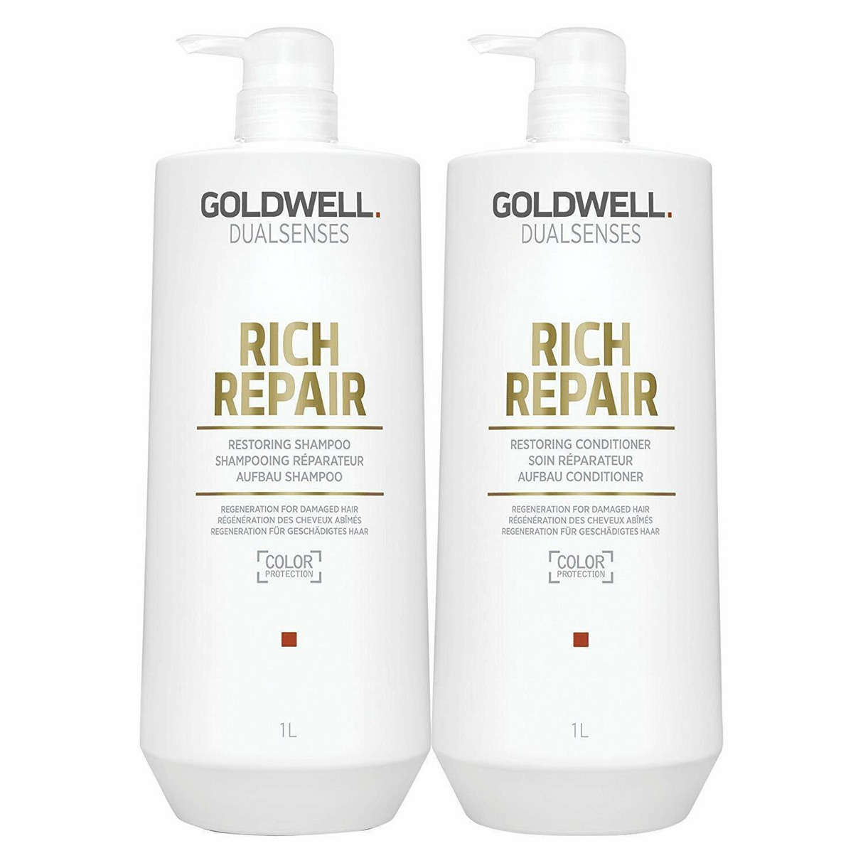 Goldwell Dualsenses Rich Repair Restoring Shampoo & Conditioner 1 Litre Duo Pack