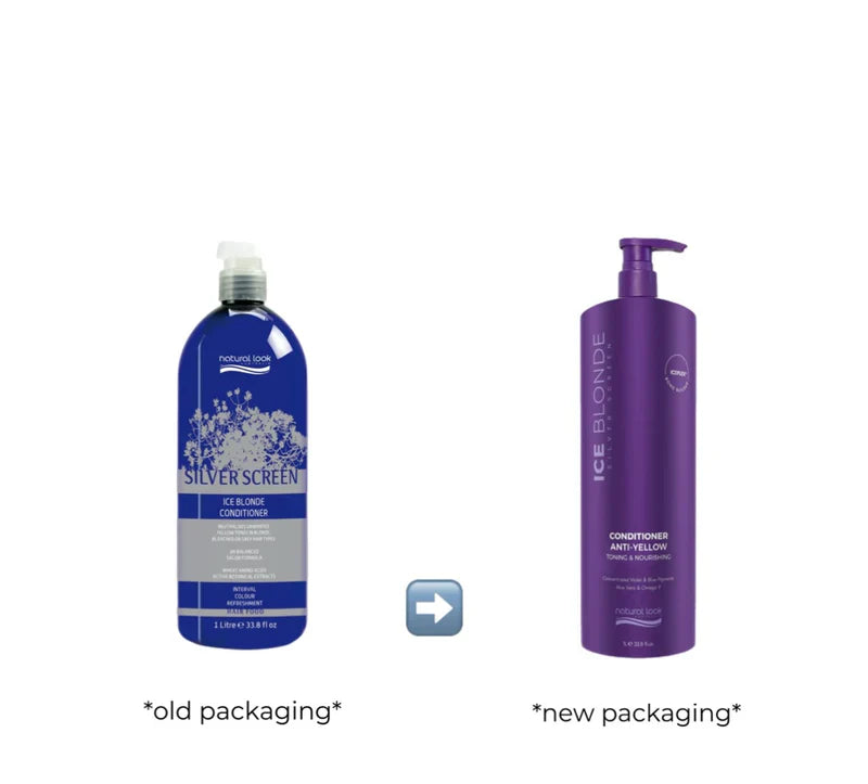 Natural Look Silver Screen Ice Blonde Shampoo 1L