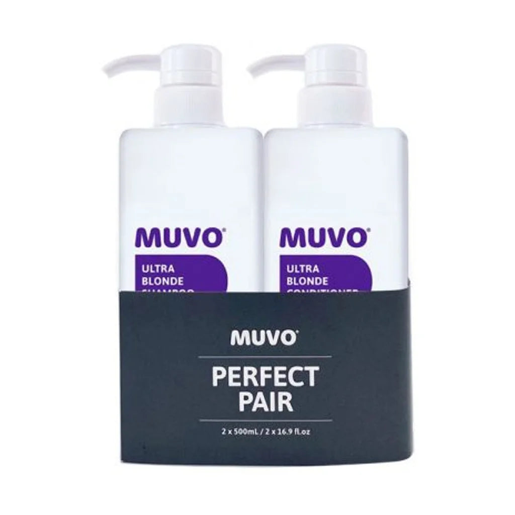 MUVO Ultra Blonde Shampoo & Conditioner Duo 500ml