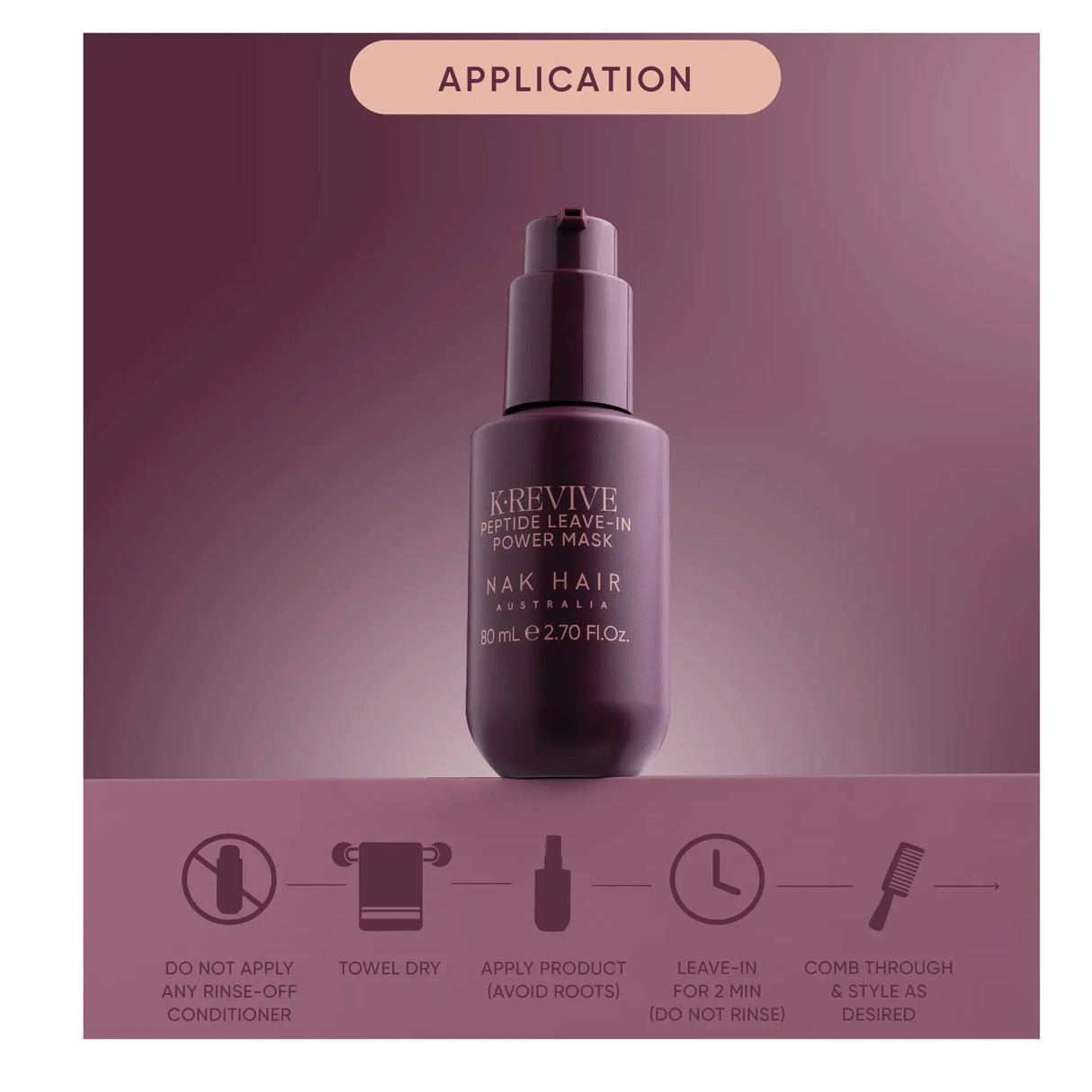 NAK Signature K.Revive Peptide Leave in Power Mask 80ml
