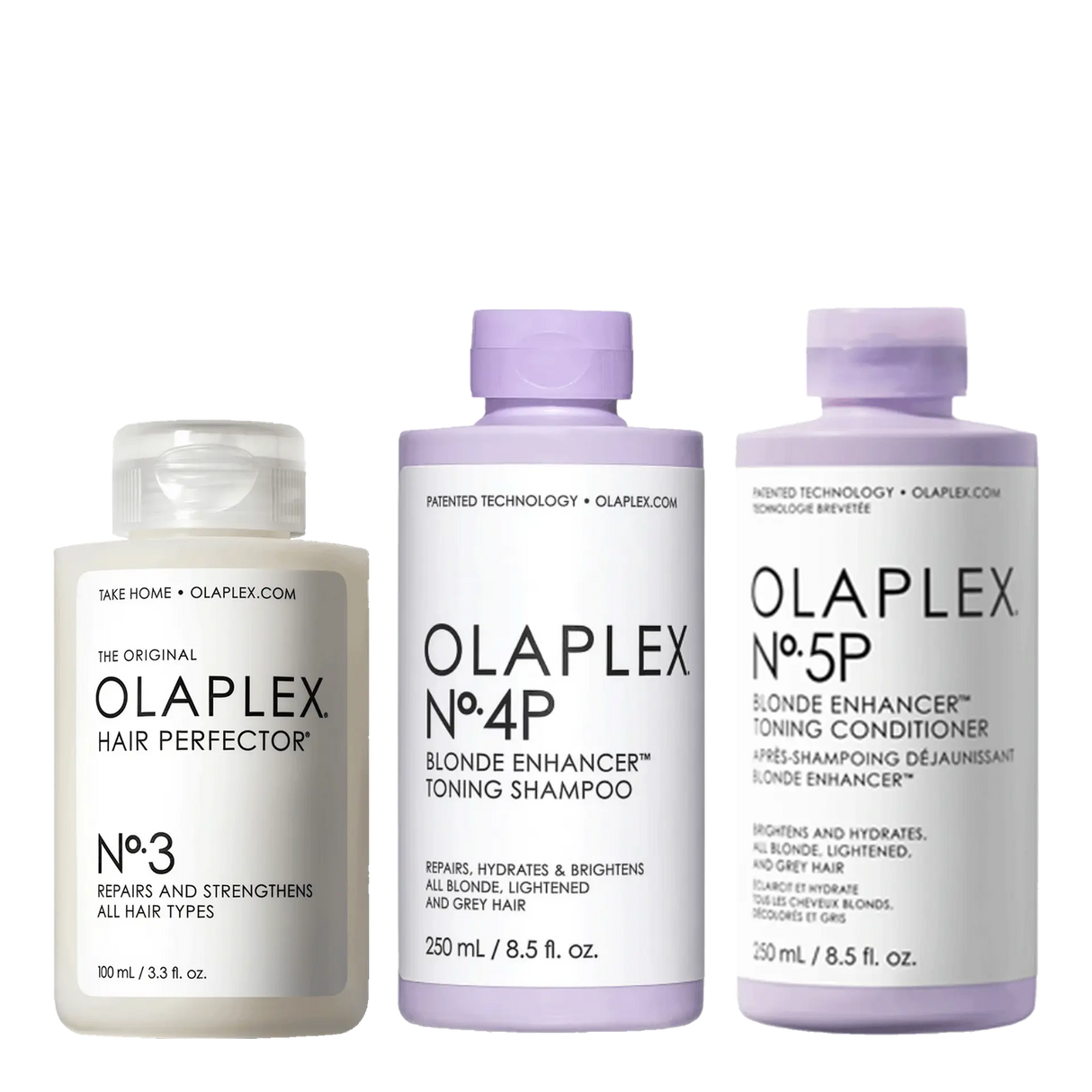 Olaplex Blonde and Grey Hair Strengthening Bundle