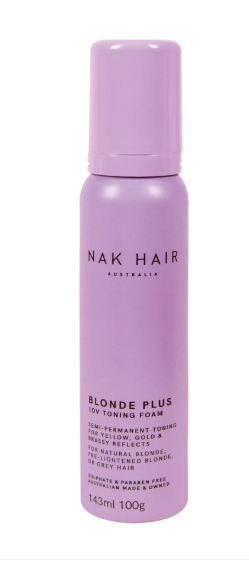 NAK Signature Blonde Plus 10v Toning Foam 100g