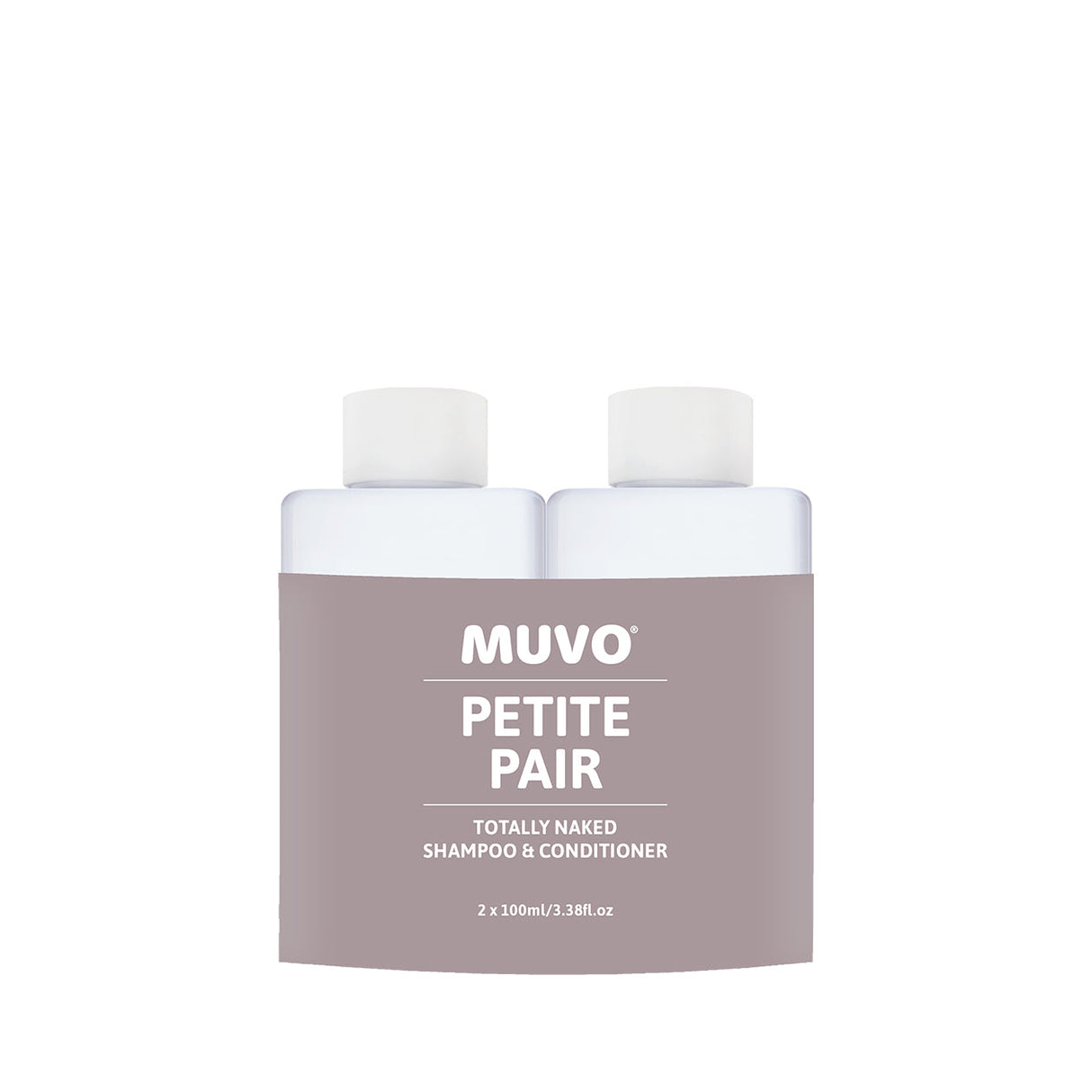 MUVO Totally Naked Shampoo and Conditioner 100ml Petite Pair