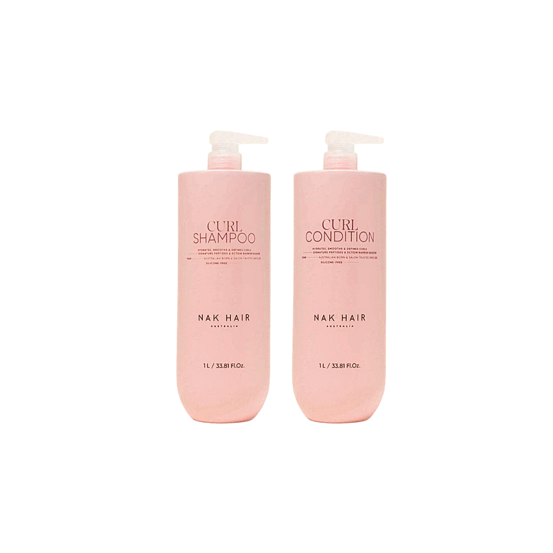 NAK Signature Curl Shampoo and Condition 1L Duo