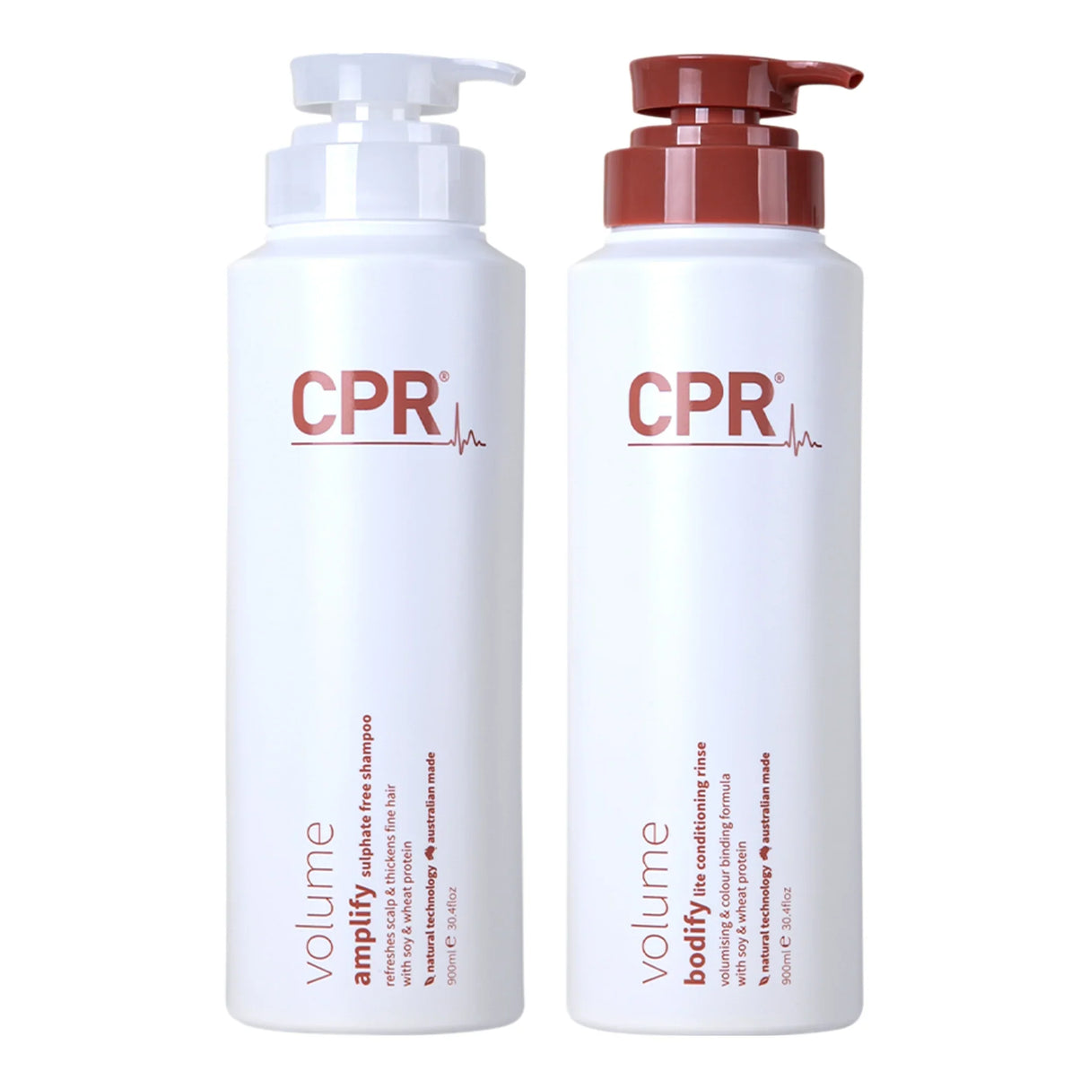 CPR Volume Amplify Shampoo and Bodify Conditioner 900ml Duo Pack