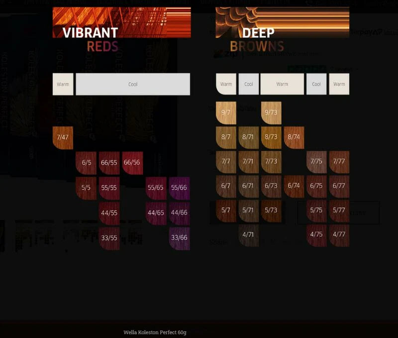 Wella - Koleston Perfect Permanent Colour 60g (KP 0 to KP 9 colour range)