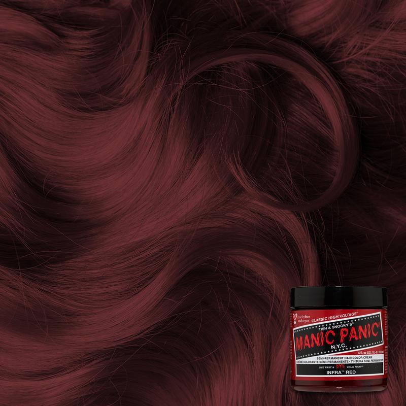 Manic Panic Infra Red 118ml High Voltage Classic Cream Formula Hair Color