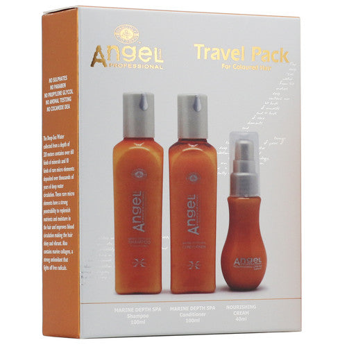 Angel Professional Coloured Hair Travel Pack 3pcs