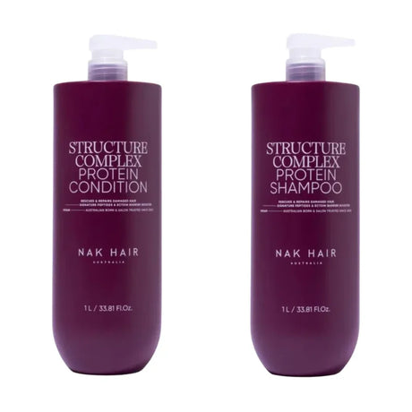 NAK Signature Structure Complex Protein Shampoo & Conditioner Duo 1L