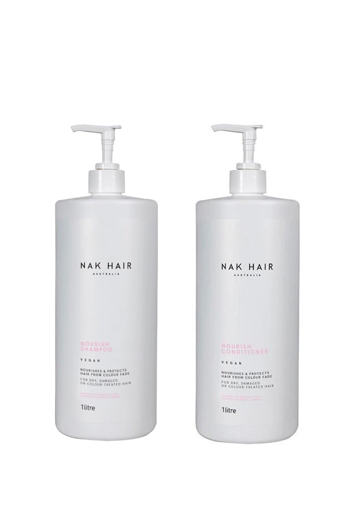 NAK Signature Nourish Shampoo & Conditioner 1L Duo