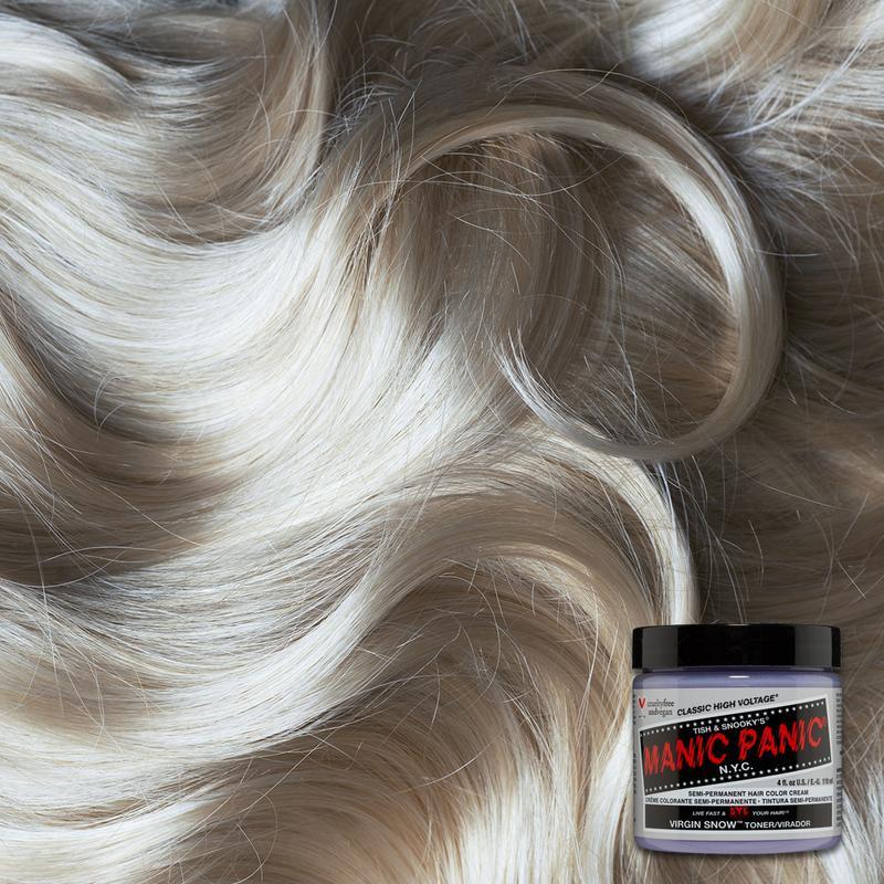 Manic Panic Virgin Snow 118ml High Voltage Classic Cream Formula Hair Color